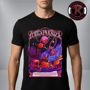 Lollapalooza India 2026 Show January 24 25 2026 New Poster Collab Perry Farrell x Aaquib Wani Unisex T Shirt