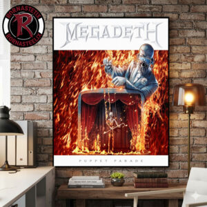 Megadeth Puppet Parade Album Cover Art By Blake Armstrong Poster Canvas Decor