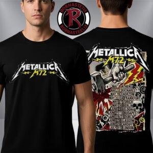 Metallica M72 World Tour 2026 European Tour Dates Kill ‘Em All Unisex T Shirt Two Sided