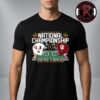 Miami Hurricanes vs Indiana Hoosiers Helmet Tee 2026 CFP National Championship January 19 2026 Unisex T Shirt