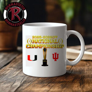 Miami Hurricanes vs Indiana Hoosiers College Football Playoff National Championship 2025 2026 On January 19 2026 Mug Cup