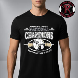 Montana State Bobcats 2025 26 FCS NCAA Division I National Champions Locker Room Unisex T Shirt