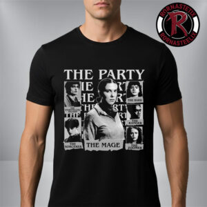 Netflix Stranger Things 5 The Party The Bard The Sorcerer The Mage The Ranger The Zoomer Unisex T Shirt