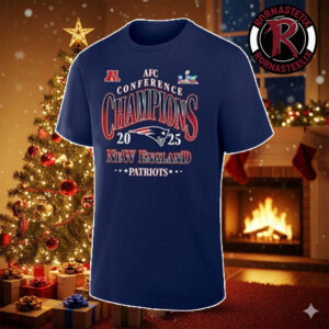 New England Patriots 2025 AFC Conference Champions Locker Room Unisex T Shirt