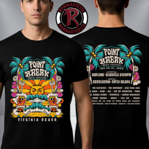 Point Break Festival 2026 Line Up Merch Tee Show At Virginia Beach VA On June 20 21 2026 Unisex T Shirt Two Sided