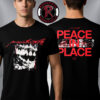 Poison The Well Peace In Place Horses Unisex T Shirt Two Sided