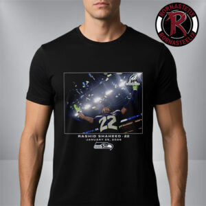 Rashid Shaheed Seattle Seahawks NFL Flash Features Week 21 January 25 2026 Unisex T Shirt