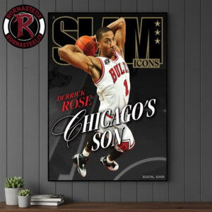 SLAM Derrick Rose Covers SLAM Icons Chicago’s Son Poster Canvas Decor
