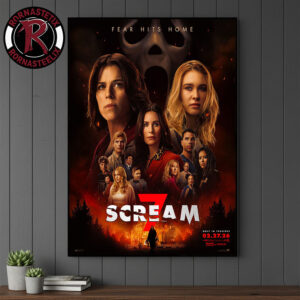 Scream 7 Fear Hits Home New Poster Film In Theaters On February 27 2026 Poster Canvas Decor