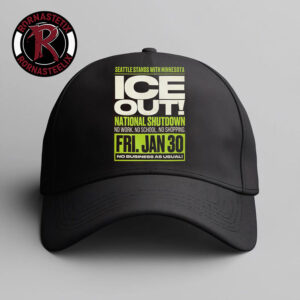 Seattle Stand With Minnesota ICE Out National Shutdown January 30 2026 Hat Cap