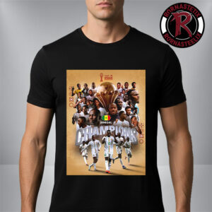 Senegal The Lions Of Teranga Champions Africa Cup Of Nations Morocco 2025 Unisex T Shirt