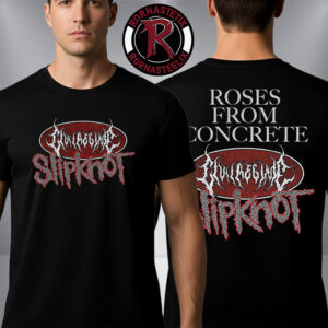 Slipknot × Civil Regime Roses From Concrete Unisex T Shirt Two Sided