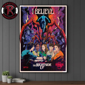 Stranger Things 5 x Billy Butcher Chapter 8 The Rightside Up Poster Canvas Decor