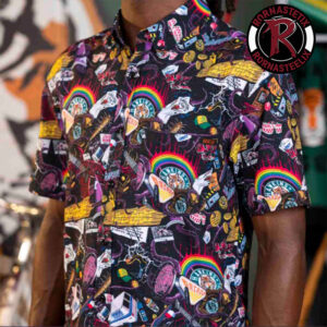 Stranger Things Dimensions Collide RSVLTS Men And Women Hawaiian Shirt