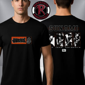 Sunami Band San Jose Hardcore Unisex T Shirt Two Sided