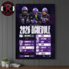 Colorado Buffaloes Football NCAA Schedule Season 2026 Poster Canvas Decor Colorado Buffaloes Football NCAA Schedule Season 2026 Poster Canvas Decor