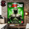 WWE 2K26 Triple H King Of Kings Edition Poster Canvas Decor