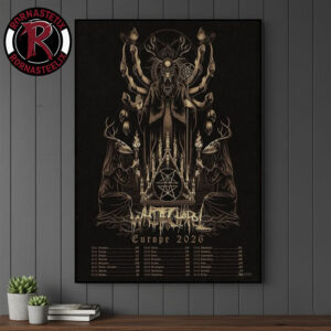 Whitechapel Europe Tour 2026 Schedule Tour Dates Hunt Kill Feast Conquer Exclusive Merch Poster Canvas Decor