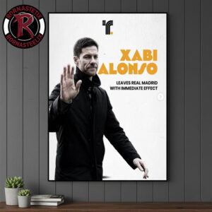 Xabi Alonso Leaves Real Madrid With Immediate Effect Poster Canvas Decor