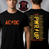 ACDC Pwr Up World Tour 2024 2026 Flags Unisex T Shirt Two Sided