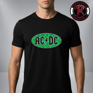 ACDC Shamrock Black Logo Unisex T Shirt