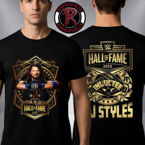 AJ Styles 2026 WWE Hall Of Fame Class Inductee Phenomenal Legendary Unisex T Shirt Two Sided