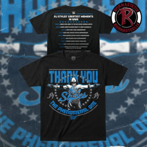 AJ Styles Thank You Greatest Moments WWE The Phenomenal One Unisex T Shirt
