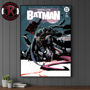 Absolute Batman 18 First Variant Cover Poster Canvas Decor