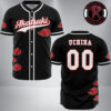 Akatsuki Uchiha Anime Baseball Jersey