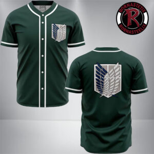 Attack on Titan Scouting Regiment Anime Baseball Jersey
