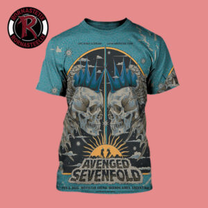 Avenged Sevenfold Final Show Latin American Tour At Movistar Arena Buenos Aires On February 3 2026 Argentina All Over Print Shirt