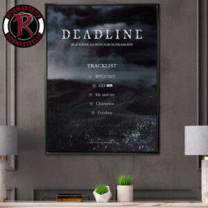 BLACKPINK Deadline Tracklist Poster 3rd Mini Album Releases On February 27 2026 Poster Canvas Decor