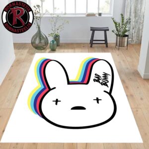 Bad Bunny Benito Signature Logo Home Decor Rug Carpet