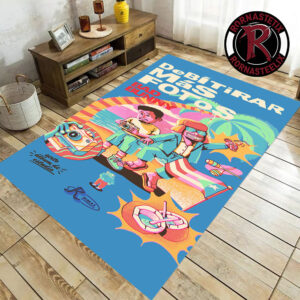 Bad Bunny DTFM Album Cover Puerto Rico Debitirar Mas Fotos Rug Carpet For Living Room