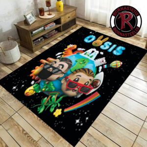 Bad Bunny Oasis Album Rug Carpet For Living Room
