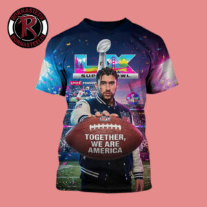 Bad Bunny Together We Are America Rugby Halftime Show At Super Bowl LX 2026 Levi’s Stadium Santa Clara All Over Print Shirt