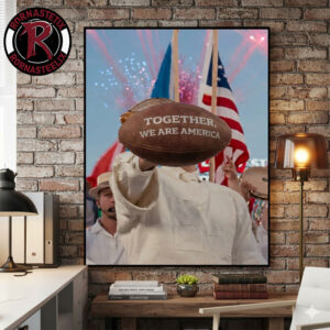 Bad Bunny Together We Are America Super Bowl LX 2026 Poster Canvas Decor