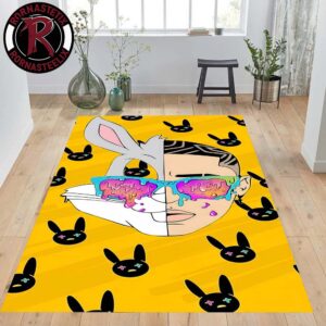 Bad Bunny x Bugs Bunny Cute Logo Gift For Fan Rug Carpet
