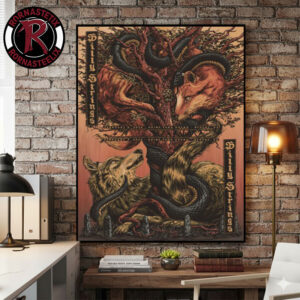 Billy Strings Winter 2026 Venue Poster 2 Night At Akins Ford Arena On February 6-7 2026 Athens GA Art By Neal Williams Poster Canvas Decor