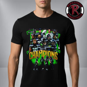 Celebrates Seattle Seahawks Are Super Bowl LX 2026 Champions Lombardi Trophy Unisex T Shirt
