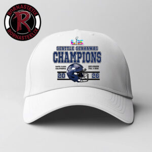 Celebrates Seattle Seahawks Champions NFL Super Bowl LX 2026 At Levi’s Stadium Santa Clara On February 8 2026 Hat Cap