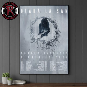 Clara La San Chosen Silences Tour North America 2026 Schedule Tour Dates Poster Canvas Decor