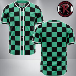 Demon Slayer Tanjiro Kamado Anime Baseball Jersey