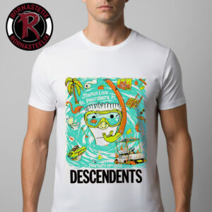 Descendents Venue Poster Show At Jannus Live In St Petersburg FL On February 24 2026 Unisex T Shirt