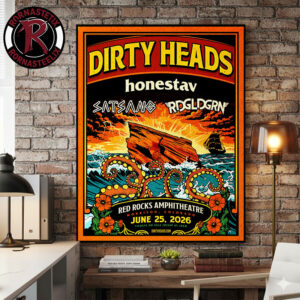 Dirty Heads Venue Poster Show At Red Rocks Amphitheatre On June 25 2026 Morrison Colorado Poster Canvas Decor