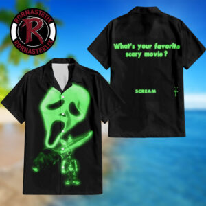 Don Toliver x Scream x Cactus Jack Favorite Scary Movie Hawaiian Shirt