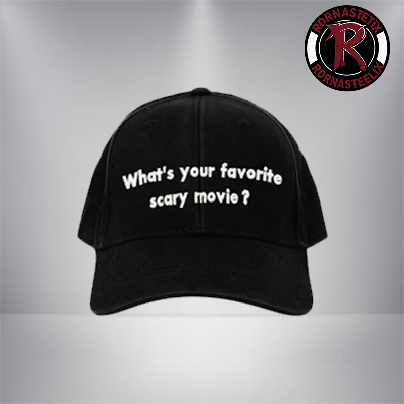 Don Toliver x Scream x Cactus Jack What's Your Favorite Scary Movie Hat Cap Don Toliver x Scream x Cactus Jack What's Your Favorite Scary Movie Hat Cap