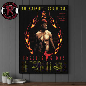 Freddie Gibbs The Last Rabbit Tour 2026 US Tour Schedule Venue Dates Poster Canvas Decor