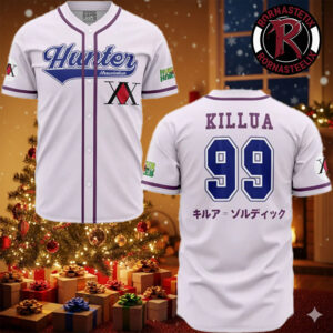 Hunter X Hunter Hunter Association Killua Anime Baseball Jersey