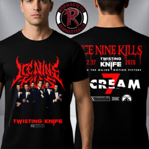 Ice Nine Kills x Scream 7 Twisting The Knife Opening Knife February 27 2026 Unisex T Shirt Two Sided